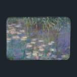 Water Lilies by Monet Bath Mat<br><div class="desc">This oil painting is “Water Lilies” done in 1920 by French impressionist artist Oscar Claude Monet (1840-1926). It is our Fine Art Series no. 96..</div>