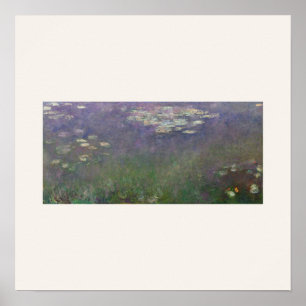 Water Lilies by Monet - Impressionist Art Square Poster