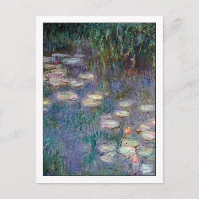 Water Lilies by Monet Postcard (Front)