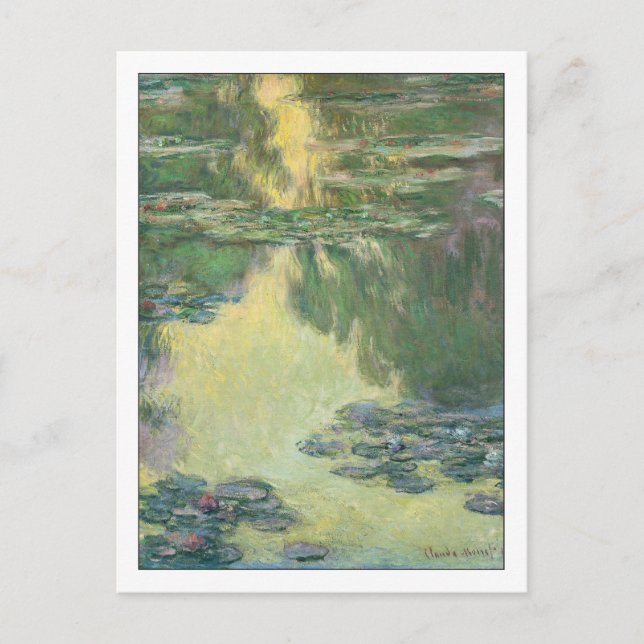 Water Lilies by Monet Postcard (Front)