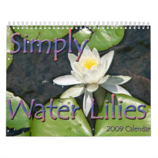 Water Lilies Calendar