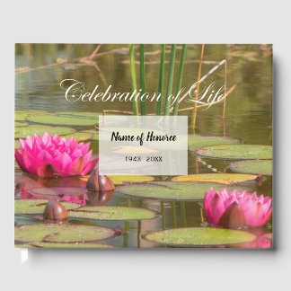 Water Lilies Celebration of Life Memorial Guest Book