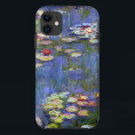 Water Lilies Claude Monet Fine Art iPhone 11 Case<br><div class="desc">Water Lilies by French Impressionism artist Claude Monet,  1916 showing water lilies in a garden pond and the reflections of nature in the pond water.</div>