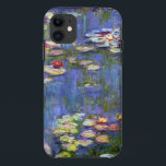 Water Lilies Claude Monet Fine Art iPhone 11 Case<br><div class="desc">Water Lilies by French Impressionism artist Claude Monet,  1916 showing water lilies in a garden pond and the reflections of nature in the pond water.</div>