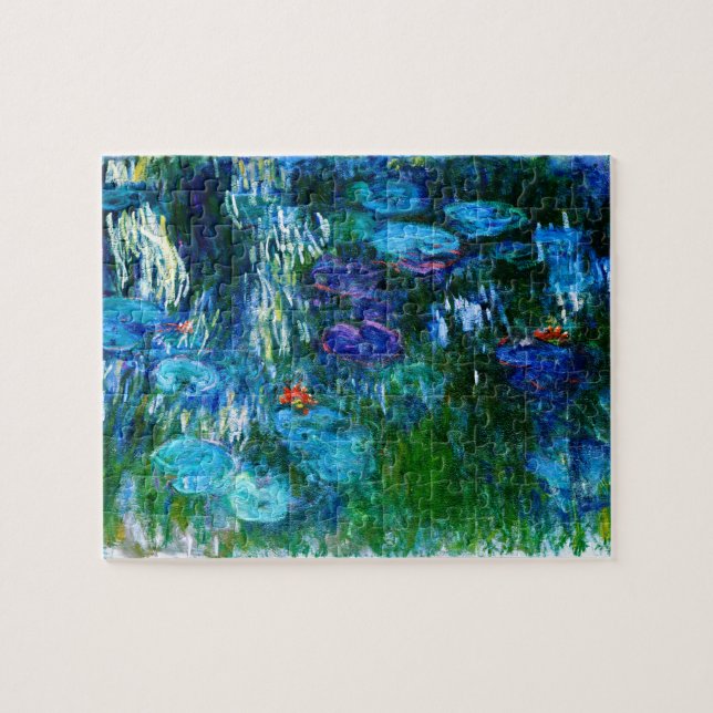Water Lilies Claude Monet Fine Art Jigsaw Puzzle (Horizontal)