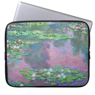Water Lilies Claude Monet Fine Art Laptop Sleeve