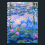 Water Lilies Claude Monet Restored Notebook<br><div class="desc">Water Lilies Claude Monet Restored</div>