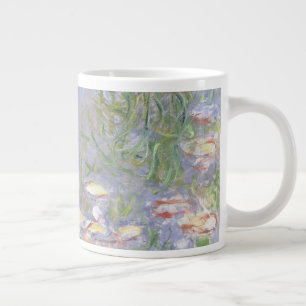 Water-Lilies, Cluster of Grass Large Coffee Mug
