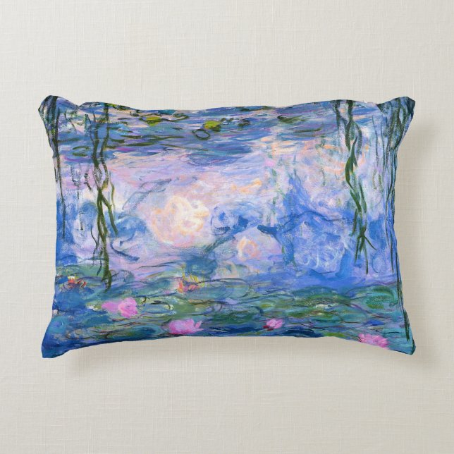 Water Lilies Decorative Cushion (Front)