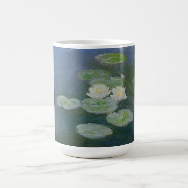 Water Lilies Evening effect ,Van Gogh Coffee Mug (Center)