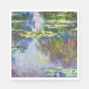 Water-Lilies, famous painting, Napkin