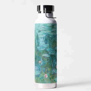 Water Lilies, Fine Art Oil Painting, Claude Monet Bottle