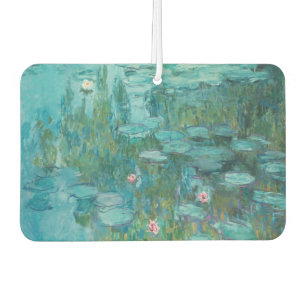 Water Lilies, Fine Art Oil Painting, Claude Monet Car Air Freshener