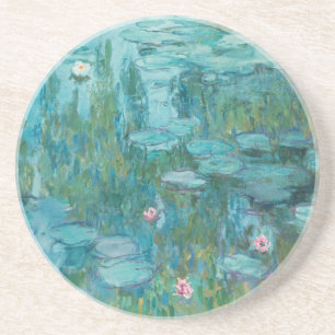 Water Lilies, Fine Art Oil Painting, Claude Monet Coaster