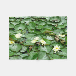Water Lilies Fleece Blanket