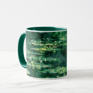 WATER LILIES  Green Mug