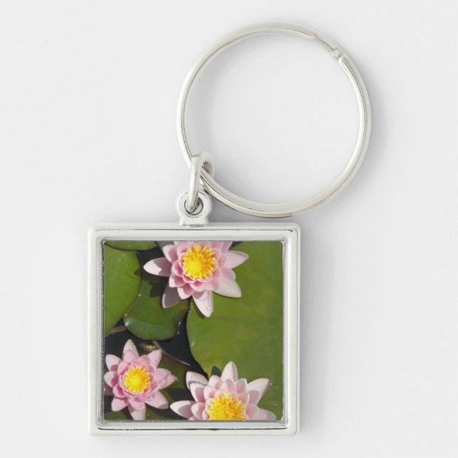 Water lilies key ring (Front)