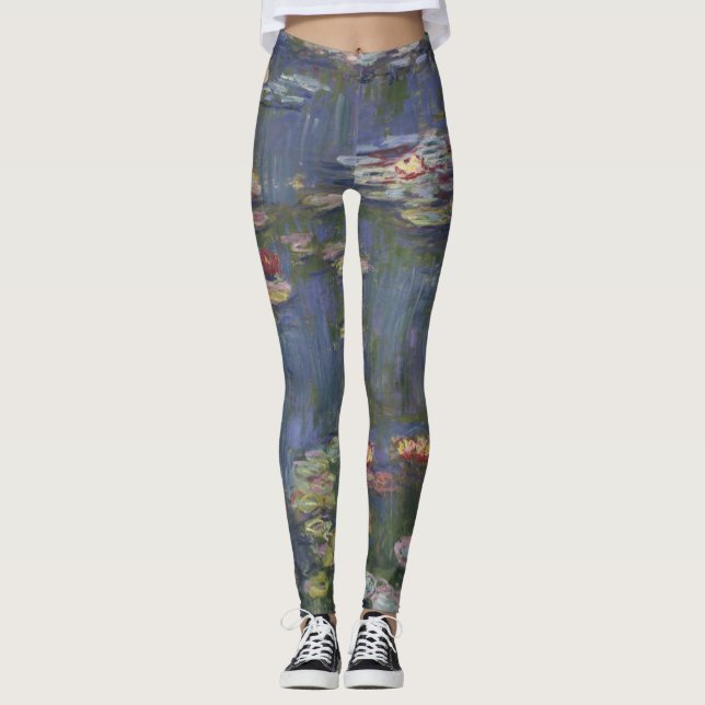 Water Lilies Leggings (Front)