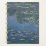 Water Lilies Monet 1906 Planner<br><div class="desc">"Water Lilies" (1906) by Claude Monet is part of the artist’s celebrated series dedicated to his water garden in Giverny. In this work, the pond’s surface shimmers with green, blue, and violet tones, dotted with delicate blossoms floating gently across the water. Monet’s impressionistic brushstrokes transform a simple scene into a...</div>