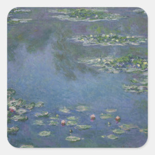 Water Lilies Monet 1906 Square Sticker