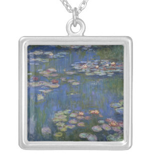 Water Lilies Monet Painting Necklace