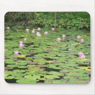 water lilies mouse pad