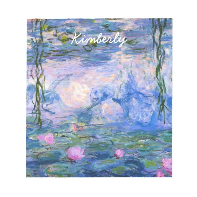 Water Lilies Notepad (Front)