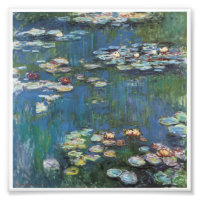 Water lilies,one of many painting of claude Monet