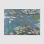 Water lilies,one of many painting of claude Monet Tissue Paper<br><div class="desc">Oscar-Claude Monet 14 November 1840 – 5 December 1926) was a founder of French Impressionist painting, and the most consistent and prolific practitioner of the movement's philosophy of expressing one's perceptions before nature, especially as applied to plein-air landscape painting.The term "Impressionism" is derived from the title of his painting Impression,...</div>
