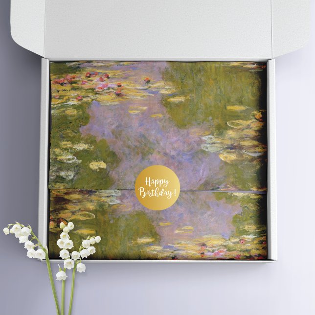 Water Lilies Painting by Claude Monet Tissue Paper (Creator Uploaded)