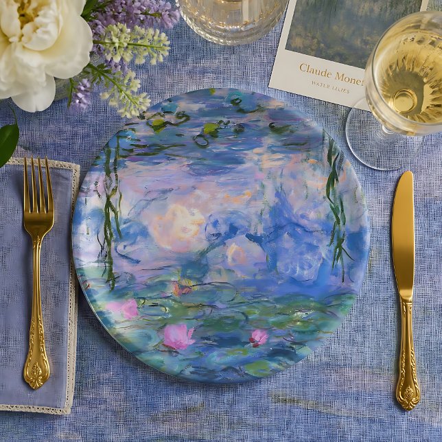 Water Lilies Paper Plate (Creator Uploaded)