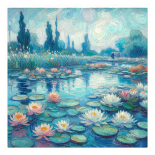 Water lilies photo print