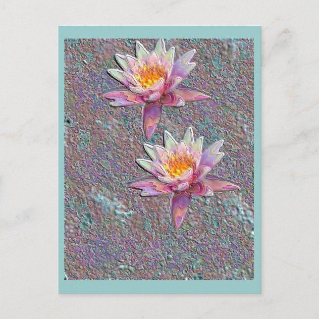 Water Lilies Postcard (Front)