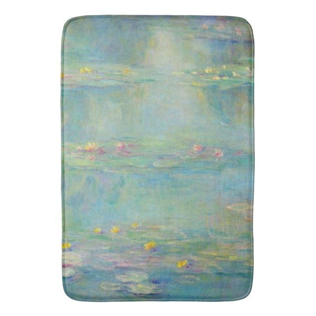 Water Lilies Series by Claude Monet Bath Mat (Front Vertical)