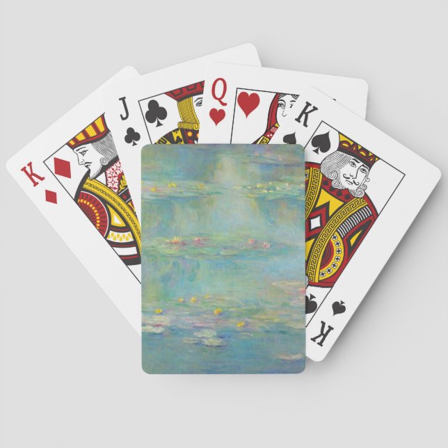 Water Lilies Series by Claude Monet Playing Cards (Back)