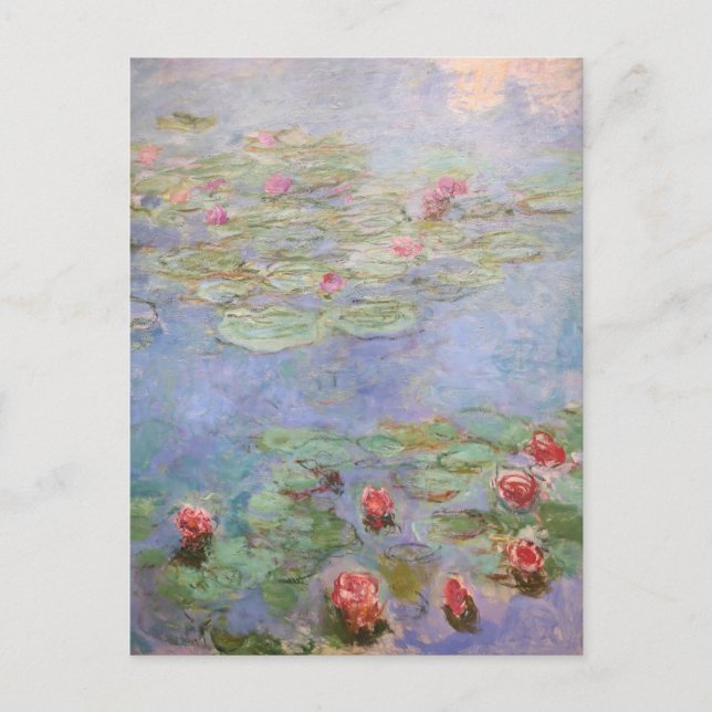 Water Lilies Series by Monet Postcard (Front)