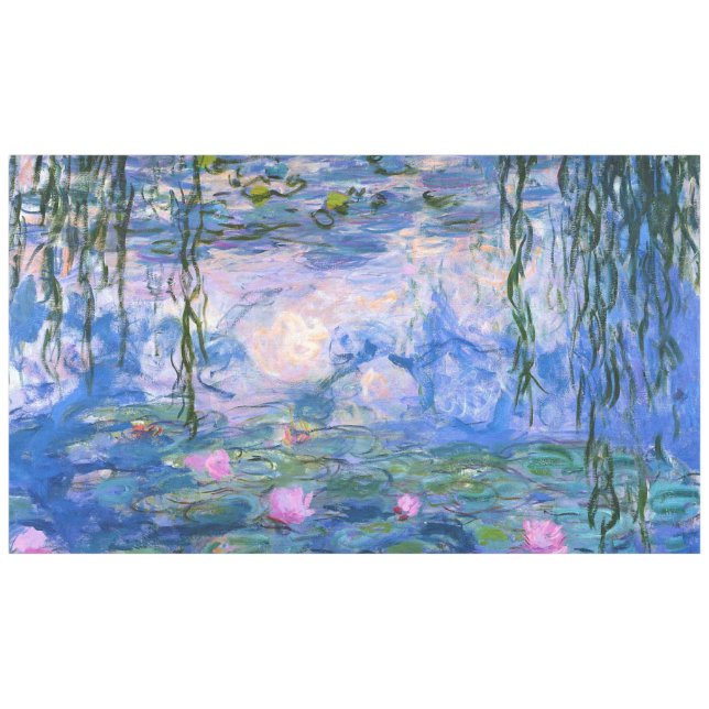 Water Lilies Tablecloth (Front (Horizontal))