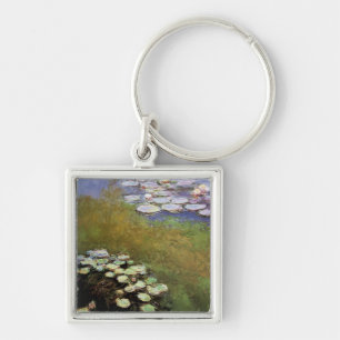 Water-Lillies: 1914-17 by Monet Key Ring