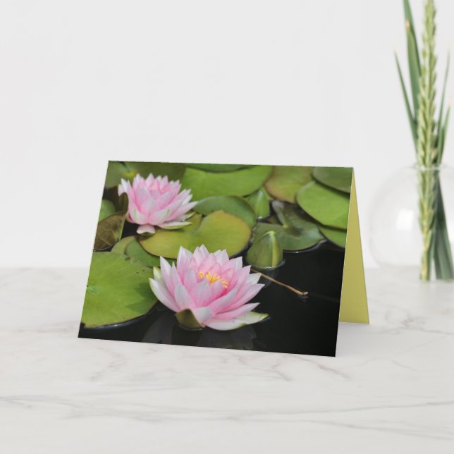 Water Lillies Card (Front)