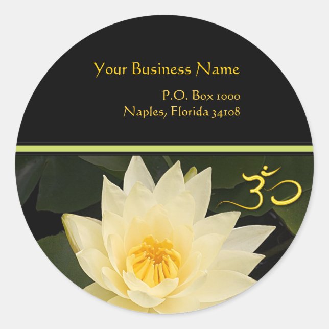 Water lilly, Om  stickers (Front)