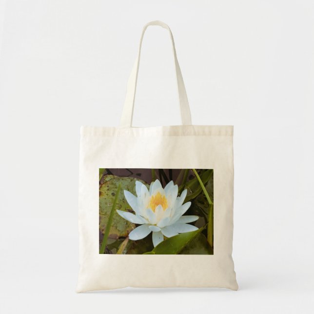 Water Lilly Tote Bag (Front)