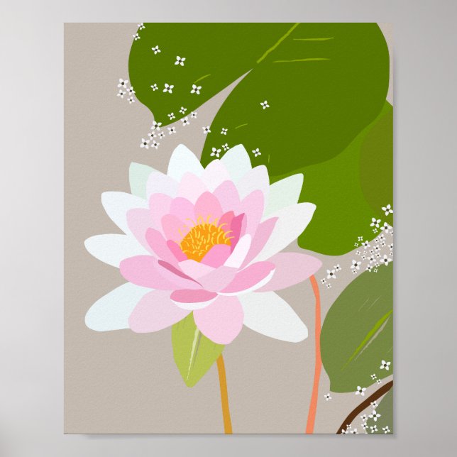 Water Lily 01 Poster (Front)