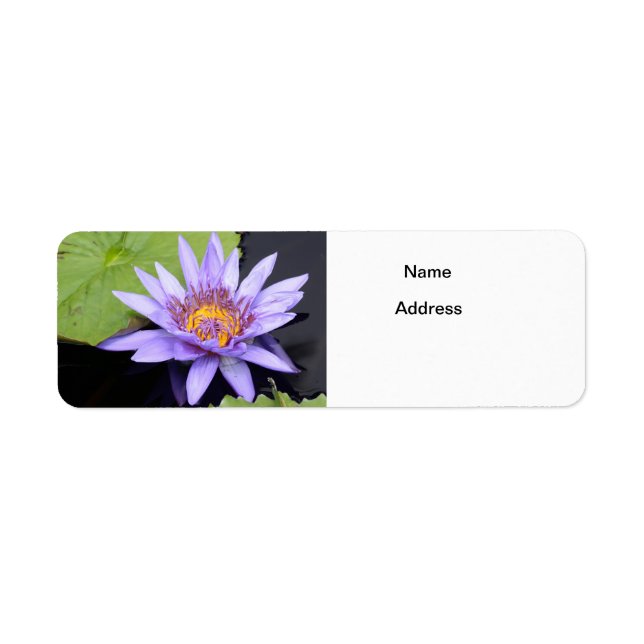 Water Lily 2 Return Address Label (Front)