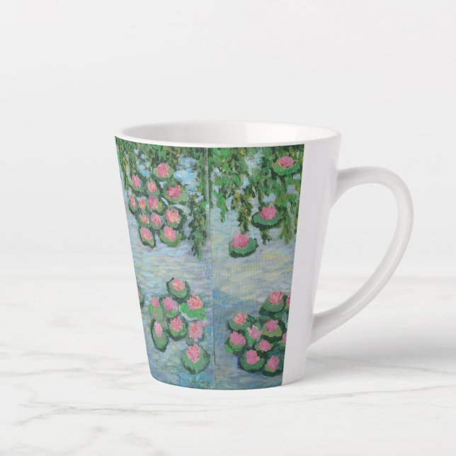 Water Lily # 3 Latte Mug (Right)