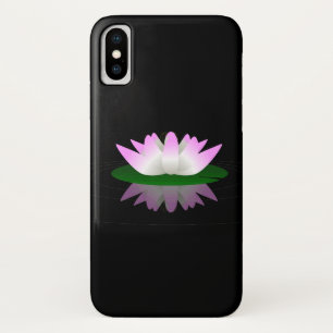 Water lily and Bars iPhone X Case