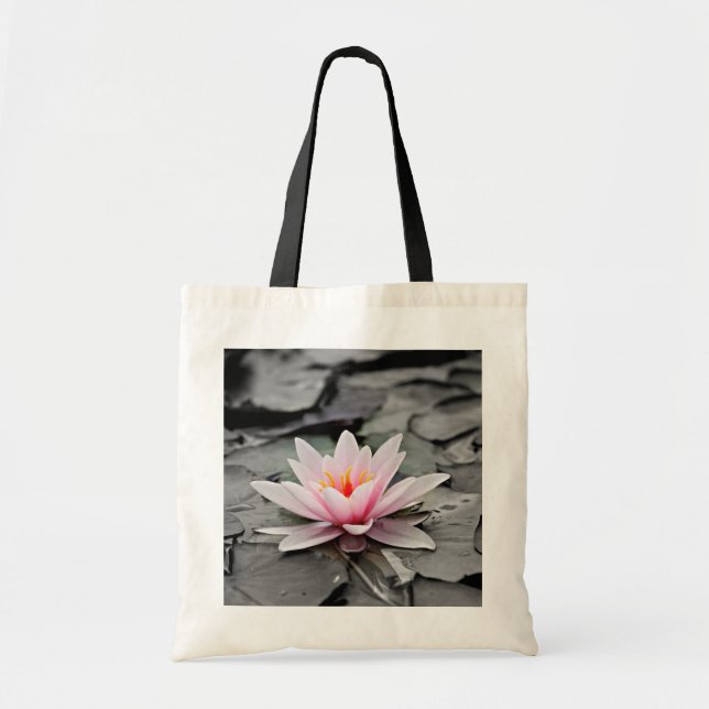 Water Lily Aquatic Plant Tote Bag (Front)