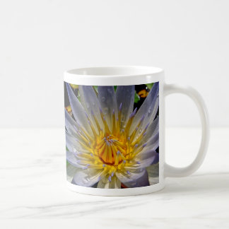 Water Lily Blue & Gold Coffee Mug