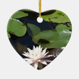 Water Lily Ceramic Ornament