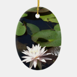Water Lily Ceramic Tree Decoration