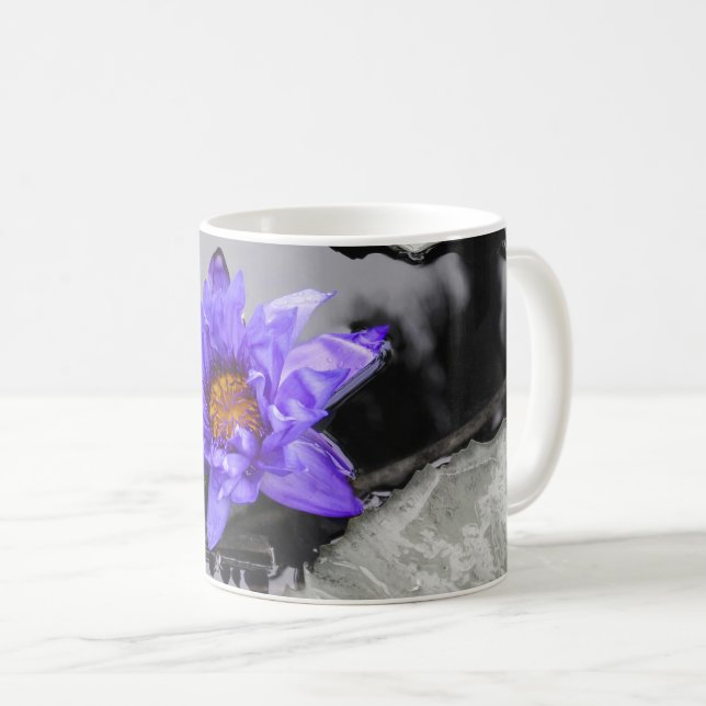 Water Lily Coffee Mug (Front Right)